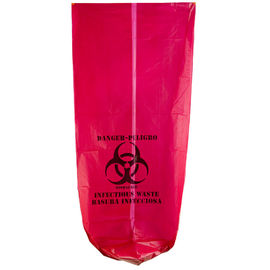 Biohazard-recyclebare Abfall-Taschen-hohe Dichte 135L 33&quot; X 40&quot; rote Farbe