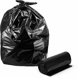 Stern Siegelabfall-Taschen der harten Beanspruchung, kundengebundene große schwarze Behälter-Taschen-Rolle verpackt