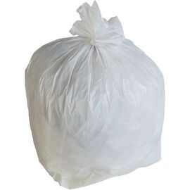 Kleine farbige Zugschnur-Abfall-Taschen kompostierbares HDPE materielle weiße Farbe