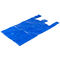 LDPE-Material 18&quot; 35 Mic blaues ungedrucktes Einkaufstaschen T-Shirt X 7&quot; X 32&quot;