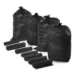 Starke HDPE recyclebare Abfall-Taschen-Gewohnheit schwarze Extradruckfarbe
