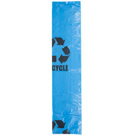Aufbereitete blaue Plastikabfall-Taschen 1,2 Mil 40 - 45 Gallone umweltfreundlich