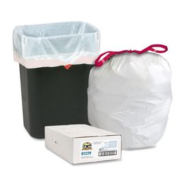 Bunte biologisch abbaubare Abfall-Taschen, Gewohnheit druckten Zugschnur-Abfall-Taschen