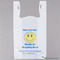 Transparente Einkaufstaschen T-Shirt LDPE/des HDPE mit kundenspezifischem Logo-Drucken