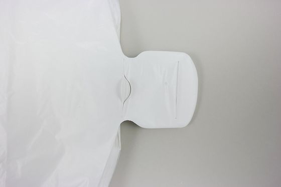 T-Shirt Einkaufstaschen 13 mic. 1000/case, WHITE-Farbe mit Drucken, HDPE-Material